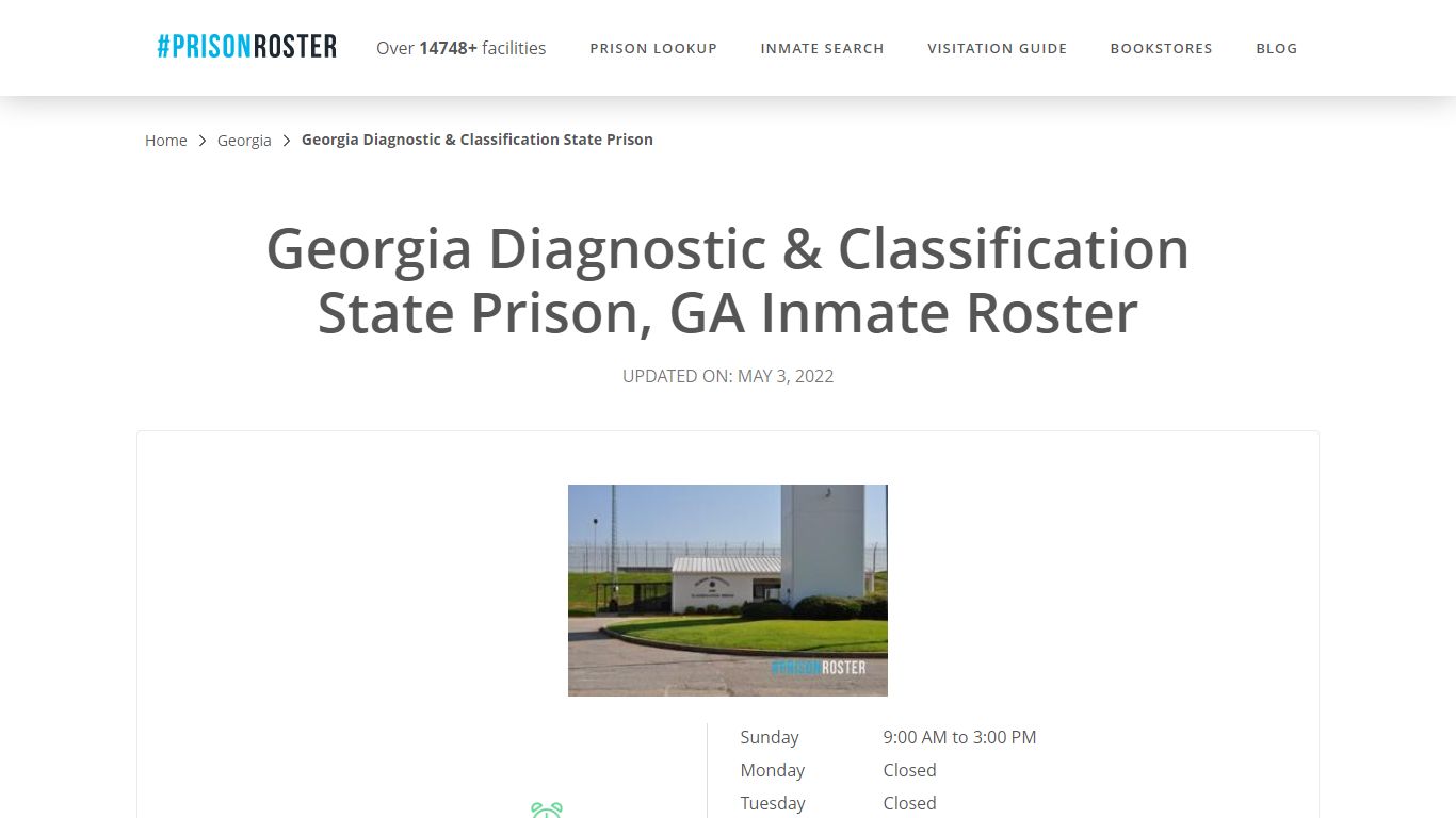 Georgia Diagnostic & Classification State Prison, GA ...